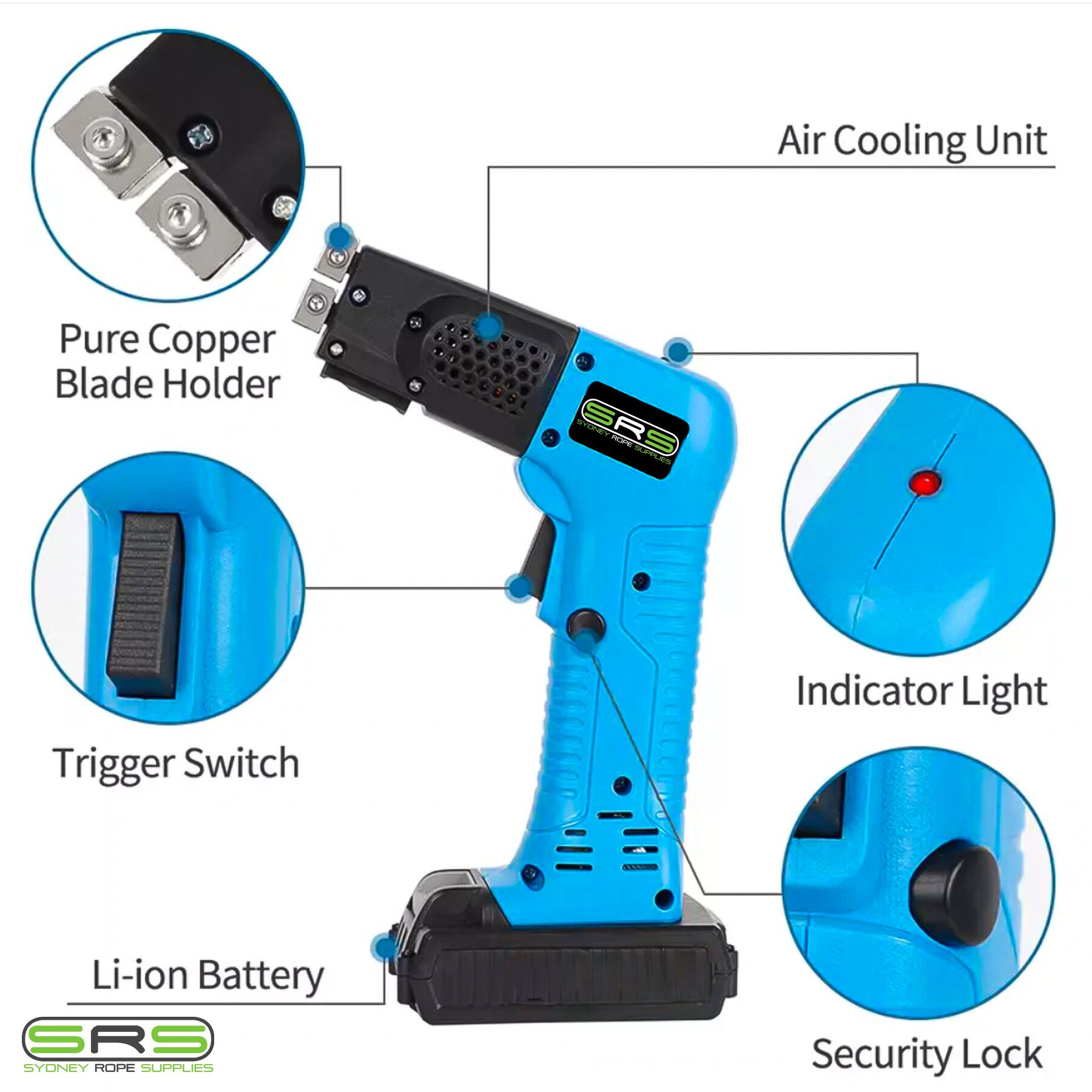 18 VOLT CORDLESS HAND HELD HOT KNIFE, FREE SHIPPING AUSTWIDE - Image 2