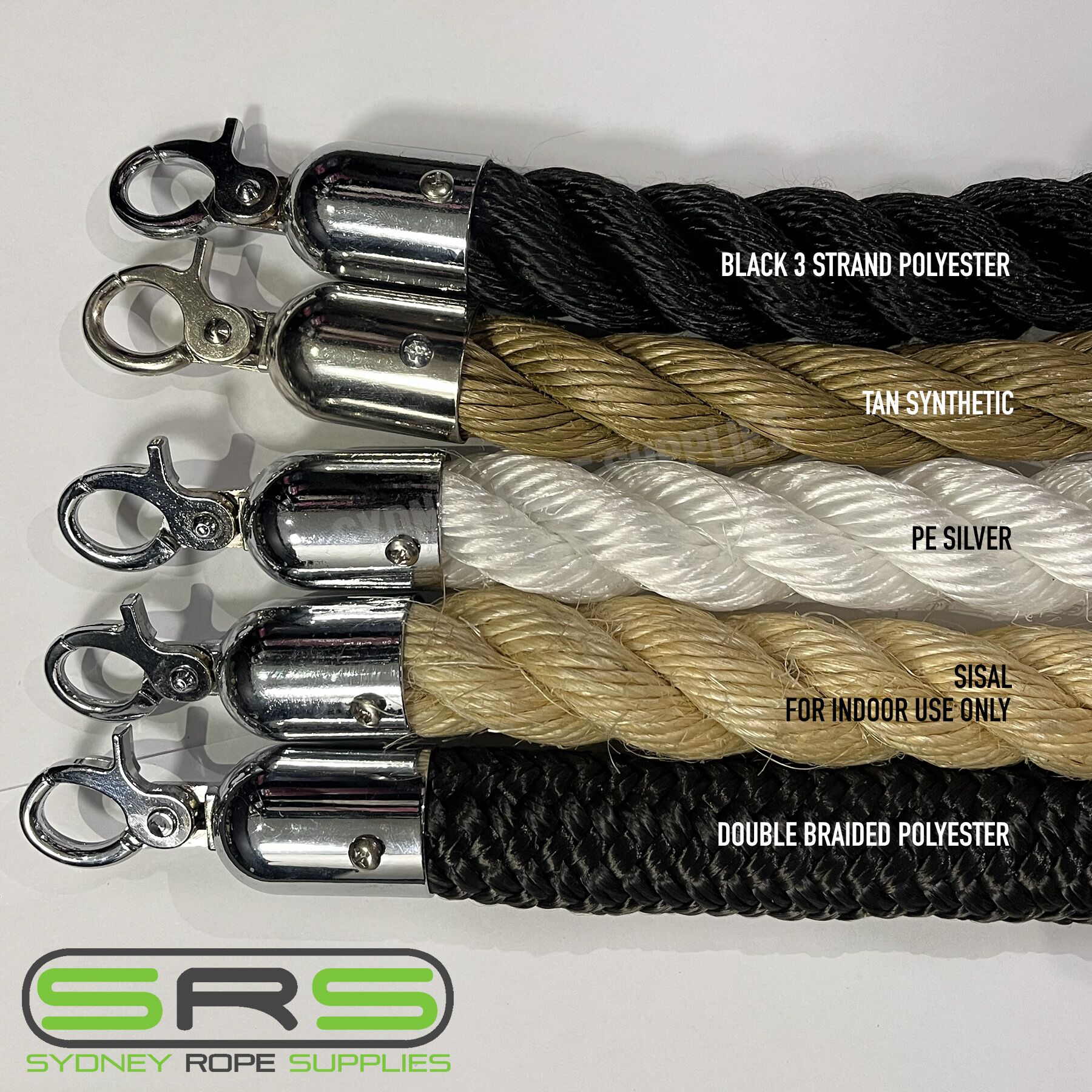 2.5m Crowd Control Rope Barrier - Image 2