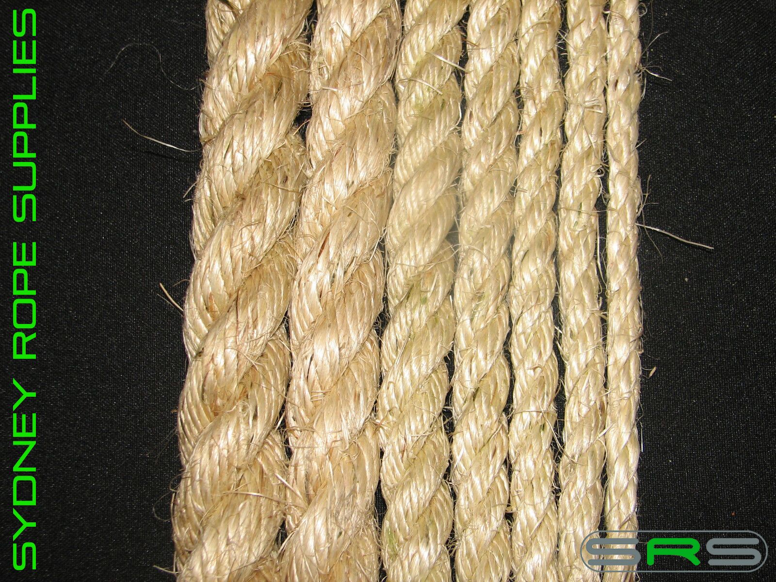 20MM X 3 STRAND SISAL ROPE PER METRE
