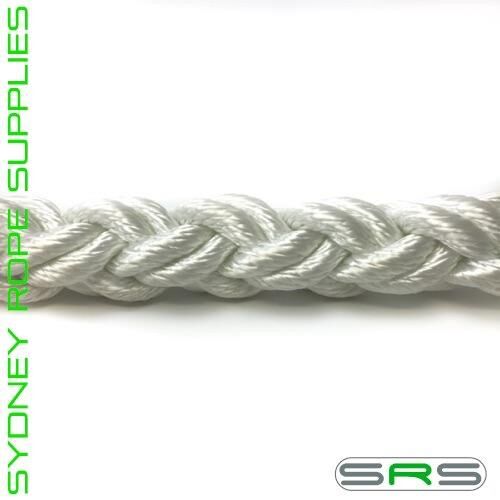 12MM X 50MTR 8 STRAND NYLON ANCHOR ROPE